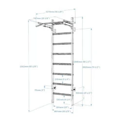 BenchK 221 Wallbars 13 BenchK 221 Wallbars -Fitness Store 4 BenchK 221W