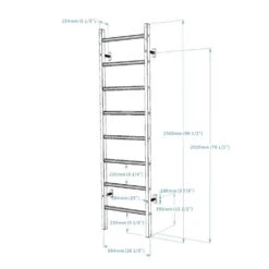 BenchK 200 Wall Bars 10 BenchK 200 Wall Bars -Fitness Store 7 BenchK 200B