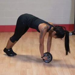 Body Solid Body-Solid Ab Wheel -Fitness Store Body SolidAbWheelExercise4