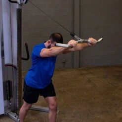 Body Solid Body-Solid Aluminum Revolving Curl Bar -Fitness Store Body SolidAluminumRevolvingCurlBarExercise3