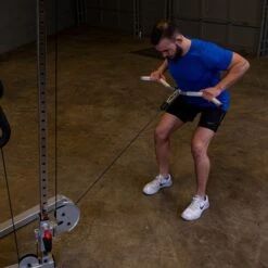 Body Solid Body-Solid Aluminum Revolving Curl Bar -Fitness Store Body SolidAluminumRevolvingCurlBarExercise5