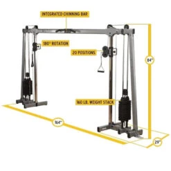 Body Solid Body-Solid Deluxe Cable Crossover GDCC250 -Fitness Store Body SolidGDCC250DeluxeCableCros 1