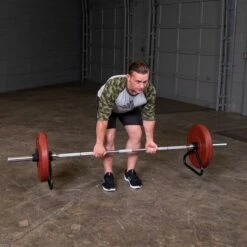 Body Solid Body-Solid Olympic Bar Stand (single) 11 Body Solid Body-Solid Olympic Bar Stand (single) -Fitness Store Body SolidOlympicBarStand single Exercise1