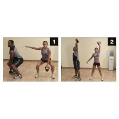 Body Solid Body-Solid Premium Kettlebells Set 24 Body Solid Body-Solid Premium Kettlebells Set -Fitness Store Body SolidPremiumKettlebellsSetExercise10