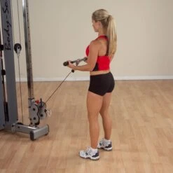 Body Solid Body-Solid Pro-Grip Revolving Straight Bar -Fitness Store Body SolidPro GripRevolvingStraightBarExercise3