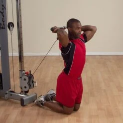 Body Solid Body-Solid Pro-Grip Revolving Straight Bar -Fitness Store Body SolidPro GripRevolvingStraightBarExercise7