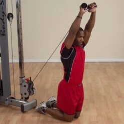 Body Solid Body-Solid Pro-Grip Tricep Pressdown Bar 9 Body Solid Body-Solid Pro-Grip Tricep Pressdown Bar -Fitness Store Body SolidPro GripTricepPressdownBarExercise2