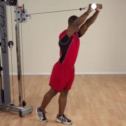 Body Solid Body-Solid Pro-Grip Tricep Pressdown Bar 11 Body Solid Body-Solid Pro-Grip Tricep Pressdown Bar -Fitness Store Body SolidPro GripTricepPressdownBarExercise4