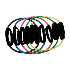 Body Solid Body-Solid Tools Ankle Cuff Resistance Tubes 19 Body Solid Body-Solid Tools Ankle Cuff Resistance Tubes -Fitness Store Body SolidToolsAnkleCuffResistanceTubes5Pack RetailPackaging