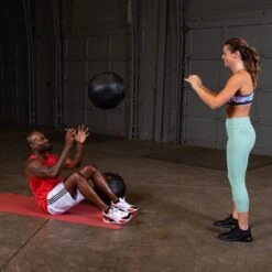 Body Solid Body-Solid Dynamax Soft Medicine Balls -Fitness Store Body SolidToolsDynamaxSoftMedicineBallsExercise1