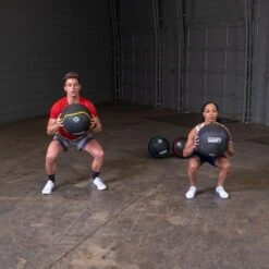 Body Solid Body-Solid Tools Heavy Rubber Balls 24 Body Solid Body-Solid Tools Heavy Rubber Balls -Fitness Store Body SolidToolsHeavyRubberBallsExercise2