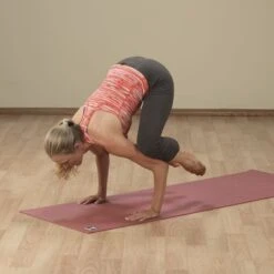 Body Solid Body-Solid Tools Yoga Mat Red 5mm -Fitness Store Body SolidToolsYogaMatRed5mmExercise4