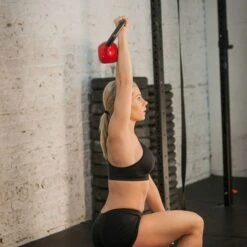 Body Solid Body-Solid Vinyl Dipped Kettleballs -Fitness Store Body SolidVinylDippedKettleballsExercise7