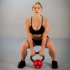 Body Solid Body-Solid Vinyl Dipped Kettleballs Sets -Fitness Store Body SolidVinylDippedKettleballsSetsExercise1