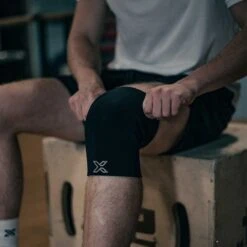 Body Helix Full Knee Compression Sleeve -Fitness Store BodyHelixFullKneeCompressionSleeveLeftKnee