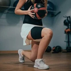 Body Helix Thigh Compression Sleeve 7 Body Helix Thigh Compression Sleeve -Fitness Store BodyHelixThighCompressionSleeveExercise