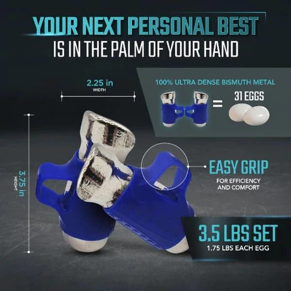 Egg Weights 3.5 Lb Set The Mercury Running Pods 3 Egg Weights 3.5 Lb Set The Mercury Running Pods - Image 3