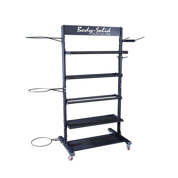Body Solid Multi Accessory Storage Tower 1 Body Solid Multi Accessory Storage Tower