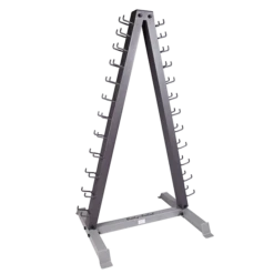 Body Solid 12 Pair Vinyl, Neoprene Rack