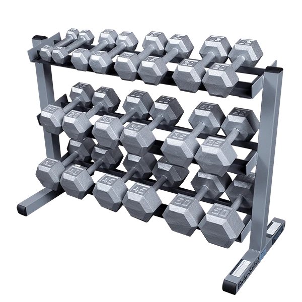 Body Solid Body-Solid 3-Tier Dumbbell Rack GDR363 3 Body Solid Body-Solid 3-Tier Dumbbell Rack GDR363 - Image 3