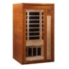 Dynamic Barcelona Elite 1-2-Person Ultra Low EMF FAR Infrared Sauna (Canadian Hemlock)