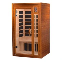 Dynamic Barcelona Elite 1-2-Person Ultra Low EMF FAR Infrared Sauna (Canadian Hemlock) -Fitness Store GoldenDesigns DYN 6106 01 3