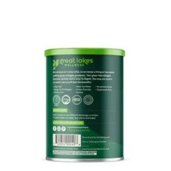 Great Lakes Wellness Unflavored Collagen -Fitness Store GreatLakesWellnessUnflavoredCollagen10ozBackView