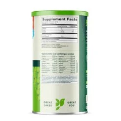 Great Lakes Wellness Unflavored Collagen -Fitness Store GreatLakesWellnessUnflavoredCollagen16ozSupplementFactsBack