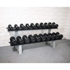 Muscle D Fitness Pro Rubber Dumbbell Sets