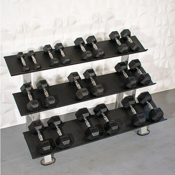 Muscle D Fitness Rubber Hex Dumbbell Sets 1 Muscle D Fitness Rubber Hex Dumbbell Sets