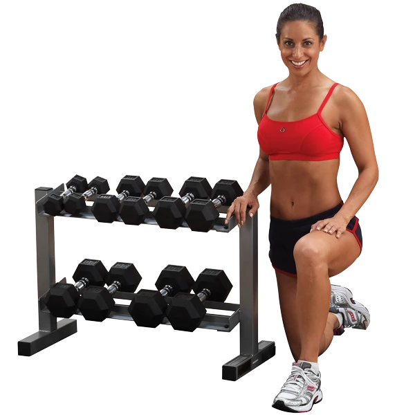 Body Solid Powerline Dumbbell Rack 1 Body Solid Powerline Dumbbell Rack