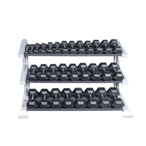 Body Solid Pro Club Line SDKR 3 Tier Dumbbell Rack 2 Body Solid Pro Club Line SDKR 3 Tier Dumbbell Rack - Image 2