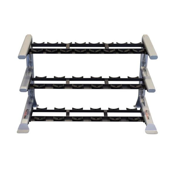 Body Solid Pro Club Line SDKR 3 Tier Saddle Dumbell Rack 1 Body Solid Pro Club Line SDKR 3 Tier Saddle Dumbell Rack