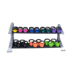 Body Solid Pro Club Line SDKR 2 Tier Kettlebell Rack -Fitness Store SDKR500KB KBV DSF7349 1500px