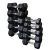 Body Solid Body-Solid Rubber Hex Dumbbell Sets SDRS