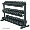 York Barbell 3 Tier Pro-Hex Dumbbell Rack