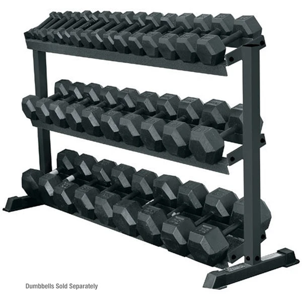 York Barbell 3 Tier Pro-Hex Dumbbell Rack 1 York Barbell 3 Tier Pro-Hex Dumbbell Rack