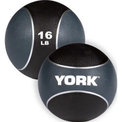 York Barbell Medicine Ball 12 York Barbell Medicine Ball -Fitness Store YorkBarbellMedicineBall16lbs