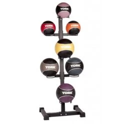 York Barbell Medicine Ball Storage Rack – 7 Ball – Vertical