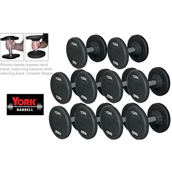 York Barbell Pro Style Dumbbell Set 1 York Barbell Pro Style Dumbbell Set