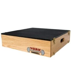 York Barbell Stackable Plyo / Step-Up Box -Fitness Store YorkBarbellStackablePlyoStep UpBox24x24x6