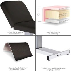 Earthlite Everest Pedestal Electric Lift Table -Fitness Store earthlite everest pedestal electric lift table 17