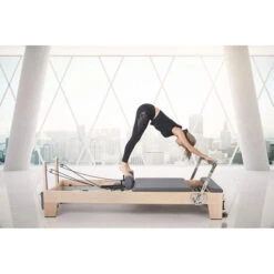 Elina Pilates Elite Wood Reformer With Tower -Fitness Store elina pilates elite wood reformer with tower 11