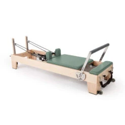 Elina Pilates Elite Wood Reformer -Fitness Store elite wood reformer green