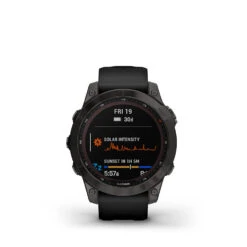 Garmin Fenix 7 Sapphire Solar Multisport Smartwatch 32 Garmin Fenix 7 Sapphire Solar Multisport Smartwatch -Fitness Store fenix 7 sapphire solar carbon gray dlc titanium with black band 2