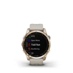 Garmin Fenix 7S Sapphire Solar Multisport GPS Smartwatch -Fitness Store fenix 7s sapphire solar cream gold titanium with light sand band 7