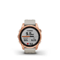 Garmin Fenix 7S Solar Multisport GPS Smartwatch -Fitness Store fenix 7s solar rose gold with light sand band 4
