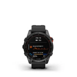 Garmin Fenix 7S Solar Multisport GPS Smartwatch -Fitness Store fenix 7s solar slate gray with black band 2