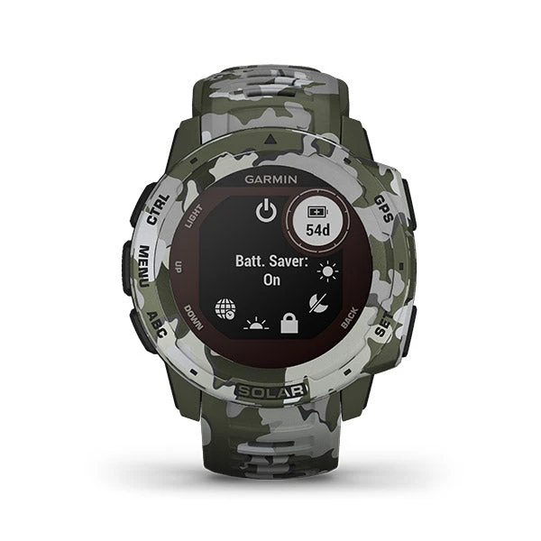 Garmin Instinct Solar Sportsman Camo Edition GPS Smartwatch 5 Garmin Instinct Solar Sportsman Camo Edition GPS Smartwatch - Image 5