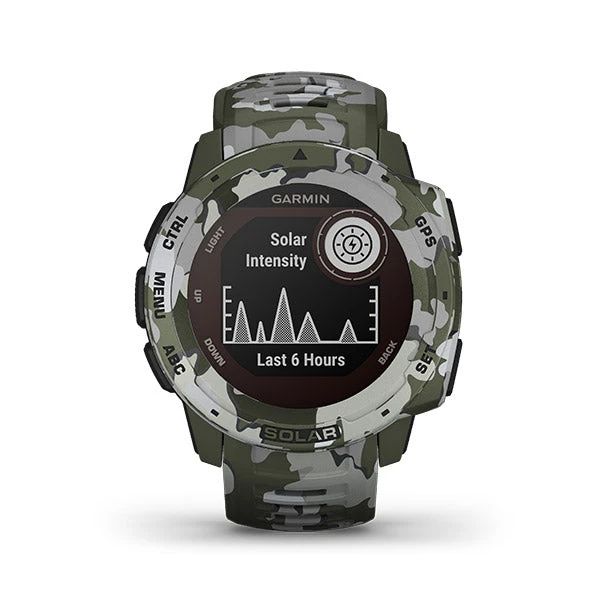 Garmin Instinct Solar Sportsman Camo Edition GPS Smartwatch 3 Garmin Instinct Solar Sportsman Camo Edition GPS Smartwatch - Image 3